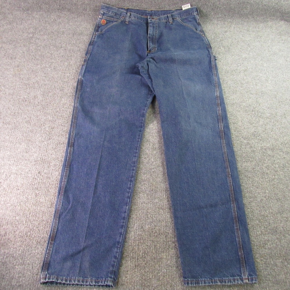 Wrangler 20X Jeans Mens 38x36 Blue Carpenter Utility Denim‎ Y2K
